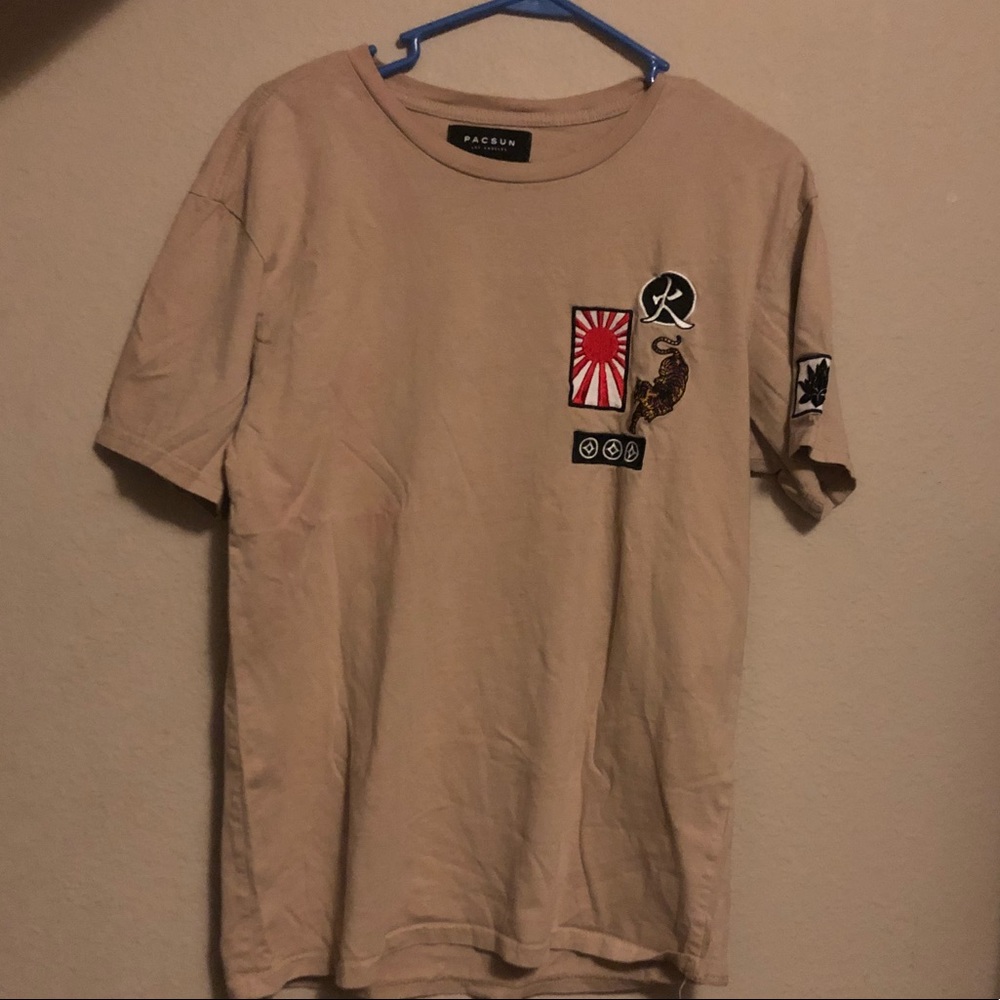 Pacsun tan tee